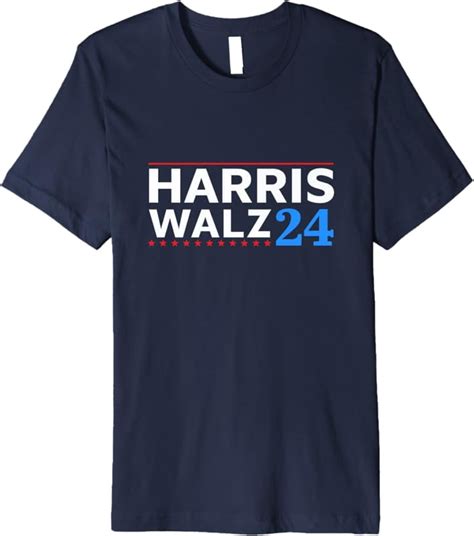 Kamala Harris And Tim Walz For President And Vp 2024 Premium T Shirt