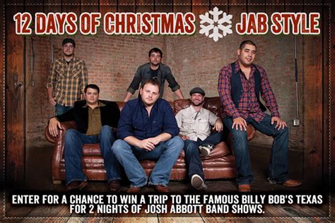 Win A Flyaway Trip See The Josh Abbott Band In Texas