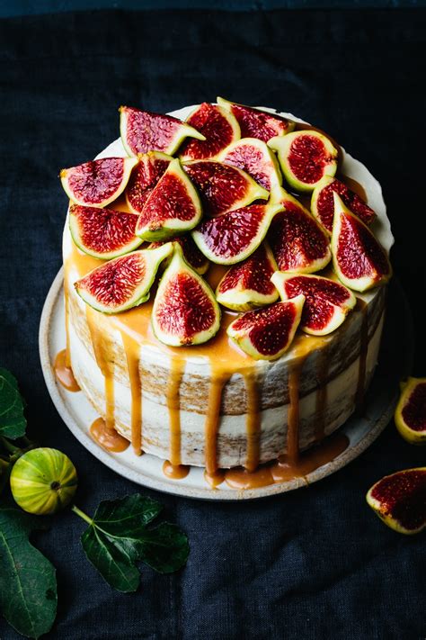 Earl Grey Fig Cake With Salted Caramel Beyond Sweet And Savory