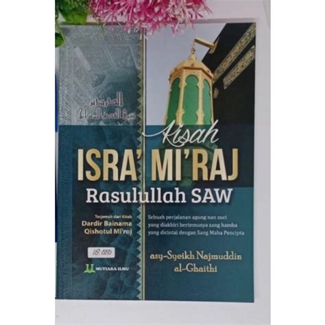 Jual KITAB KISAH ISRO MIRAJ RASULULLAH SAW TERJEMAH DARDIR BAINAMA