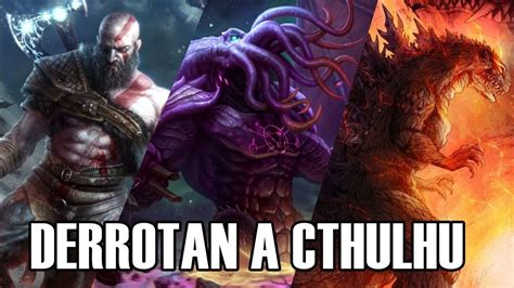 TODOS Los Personajes Que Pueden DERROTAR A CTHULHU YouTube