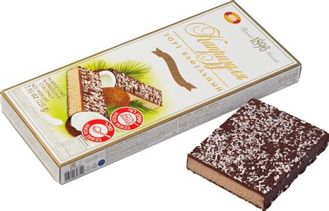 Торт вафельный Бисквит-шоколад Капризуля Кокос 225 г (4823090303549 ...