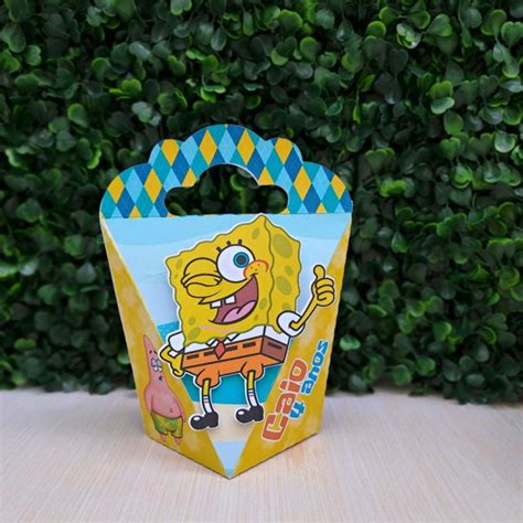 Kit 40 Caixas Bob Esponja Elo7 Produtos Especiais