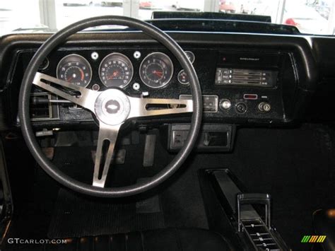 1971 Chevrolet Chevelle Ss 454 Convertible Black Dashboard Photo