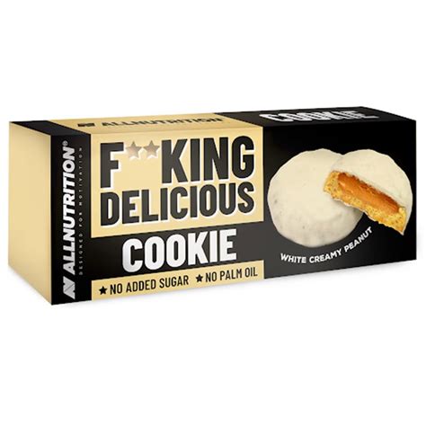 FITKING DELICIOUS COOKIE WHITE CREAMY PEANUT 128g ALLNUTRITION