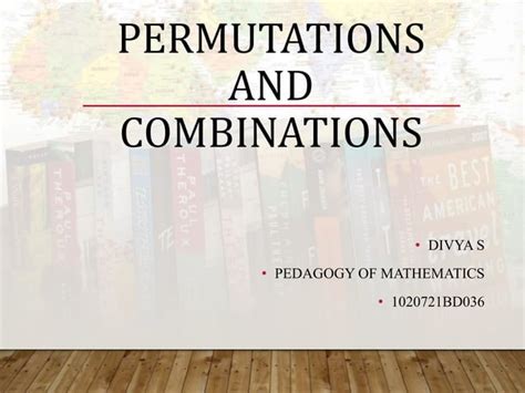 Permutations And Combinations Finalppt