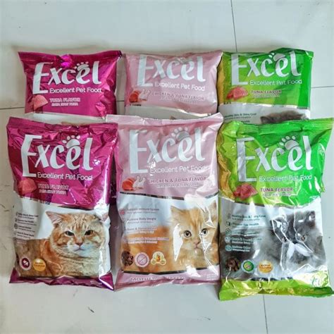 Jual Pakan Kucing Excel Rasa Tuna Bentuk Donut Ikan 500 Gram Makanan