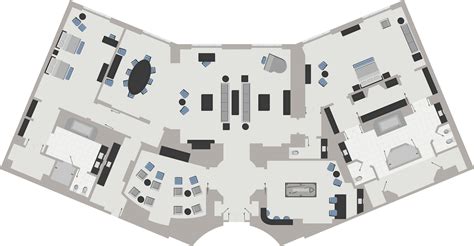 Presidential Suite Room Layout