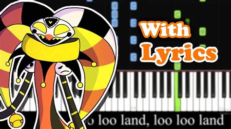 Helluva Boss Loo Loo Land Piano Tutorial Youtube