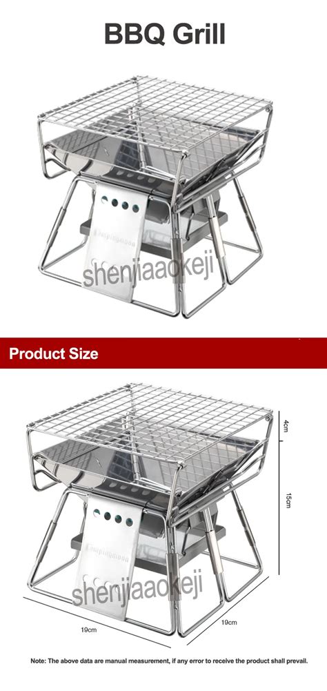 X-MINI портативный Нержавеющая сталь принадлежности для шашлыков печь ...