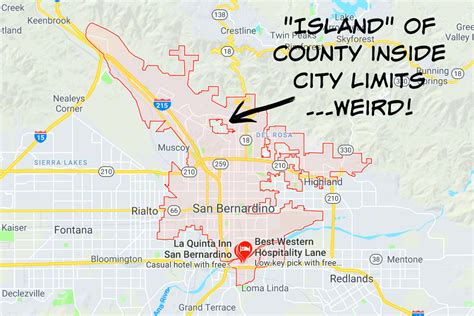 San Bernadino County Map Map Of Ireland