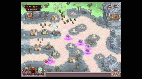 Kingdom Rush Walkthrough Castle Blackburn Veteran 3 Stars Youtube