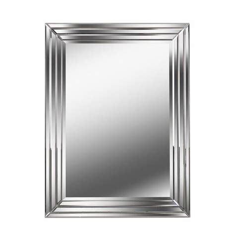 Kenroy Home Medium Rectangle Finish Beveled Glass Classic Mirror 40 In