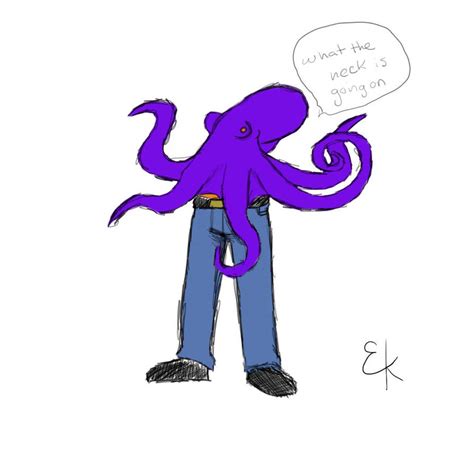 Half Man Half Octopus By Eknick14 On Deviantart