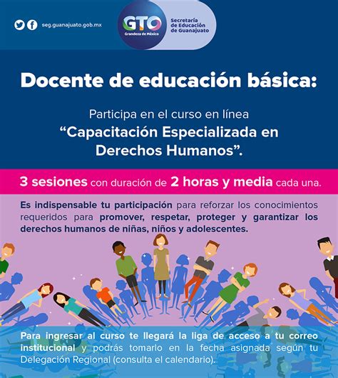 SEG Aplica Curso Especializado En Derechos Humanos Boletines Dependencias