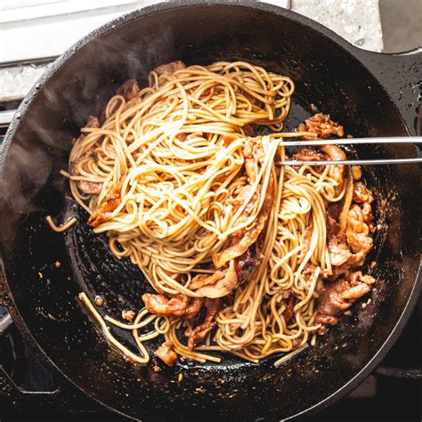 Spicy Ginger Pork And Ramen Noodles Thatothercookingblog