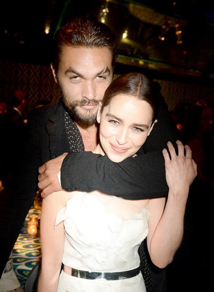 Game Of Thrones Stars Emilia Clarke And Jason Momoa Reunite Photo