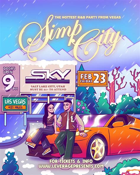 SIMP CITY II at SKY Tickets at Sky SLC in Salt Lake City by SKY SLC | Tixr