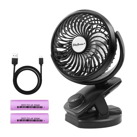 Skygenius Battery Operated Clip On Portable Fan For Bay Stroller Usb