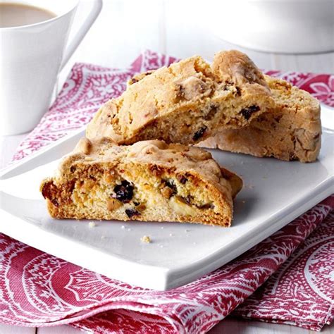 White Chocolate Pistachio And Cranberry Biscotti Recipe Taste Of Home