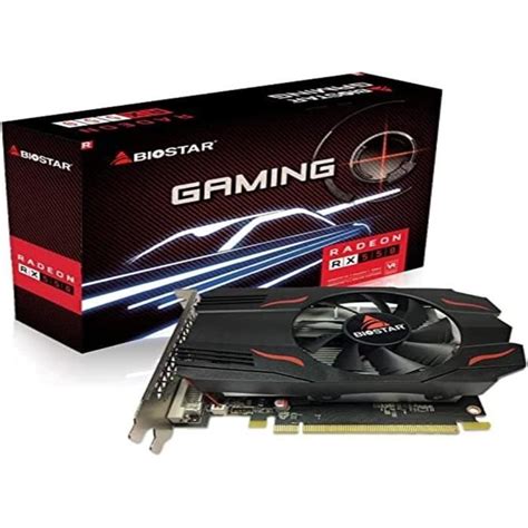 Carte Graphique Amd Radeon Biostar Rx 550 D5 4go Va5515rf41 Cdiscount