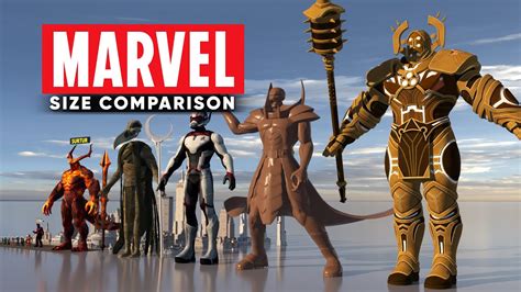 Marvel Characters Size Comparison Who S The Tallest And Shortest