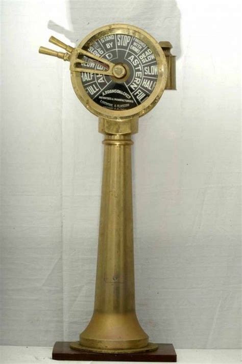 Brass Telegraph From A Robinson And Co Ltd Nautical Equipment