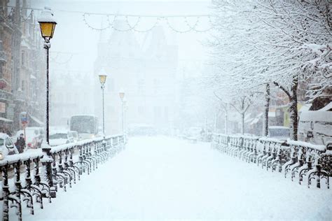 Snowy Street Wallpapers Top Free Snowy Street Backgrounds