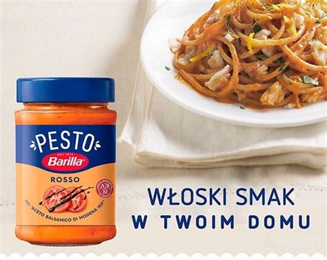 Barilla Pesto Rosso Sos Do Makaronu Z Pomidorami G Zakupy Online