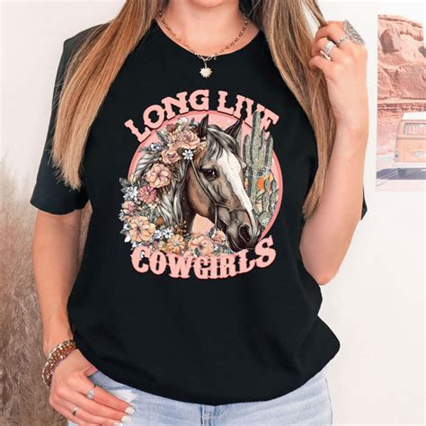 Long Live Cowgirls Desert Dtf Heat Transfer