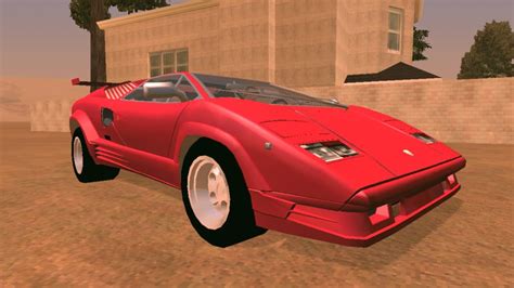 Gta San Andreas Lamborghini Countach For Android Dff Only Mod