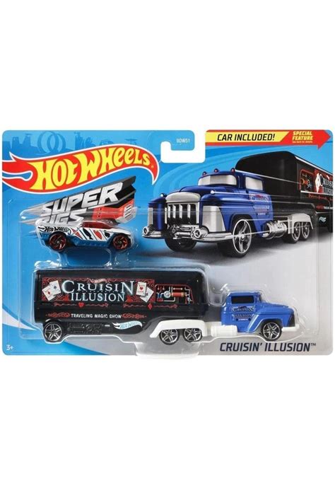 HOT WHEELS Orjinal Taşıyıcı Tırlar Cruısın Illusıon Gkc27 Orjinal Hotwheels Taşıyıcı Tır Ve