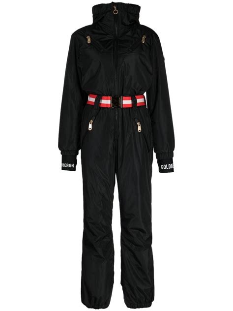 Goldbergh Lexi Padded Jumpsuit Black Farfetch