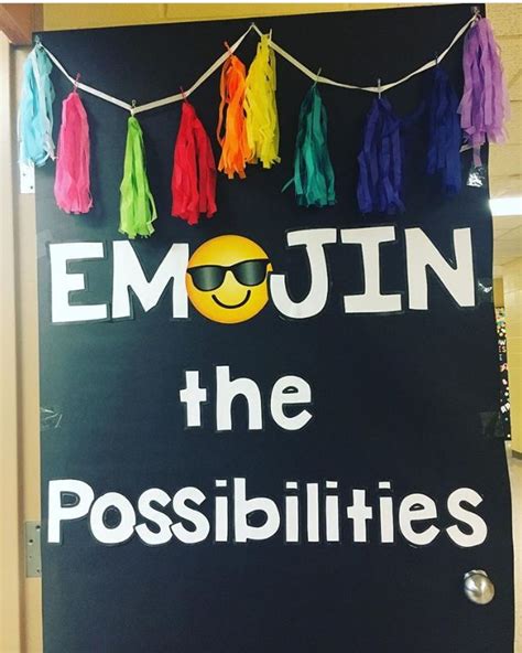 Emoji Classroom Door To Go With An Emoji Themed Classroom Emoji