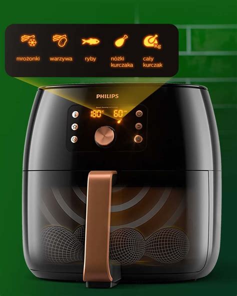 Philips Ovi Smart Xxl Hd Air Fryer Frytkownica Bezt Uszczowa