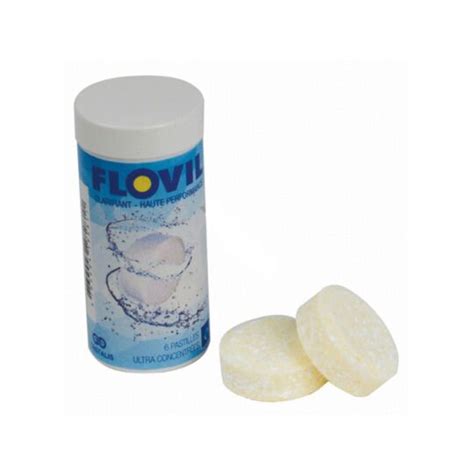 Pack De 10 Tubes Flovil Tubes De 6 Pastilles Pour La Piscine Ou Le