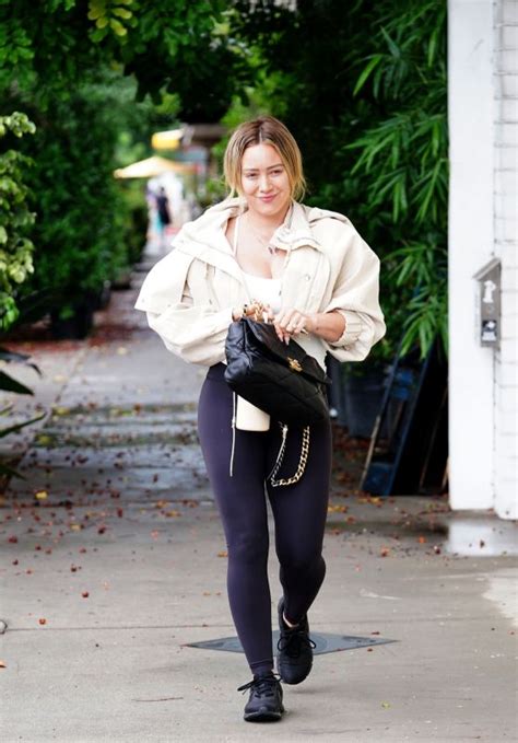 Hilary Duff Heads To A Workout In Studio City Celebmafia