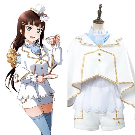 Cosplay Love Live Cosplay Kurosawa Dia Costume Wonderland Alice Full ...