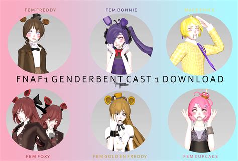 {mmdxfnaf} Fnaf 1 Genderbent [download] By Sir Tamachee On Deviantart