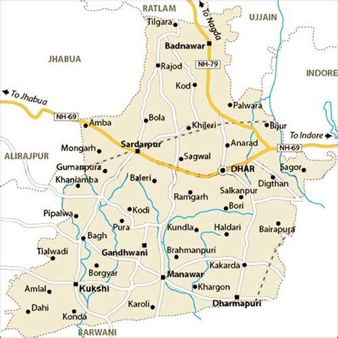 Geography Of Dhar Topography And Climate Of Dhar In Mp