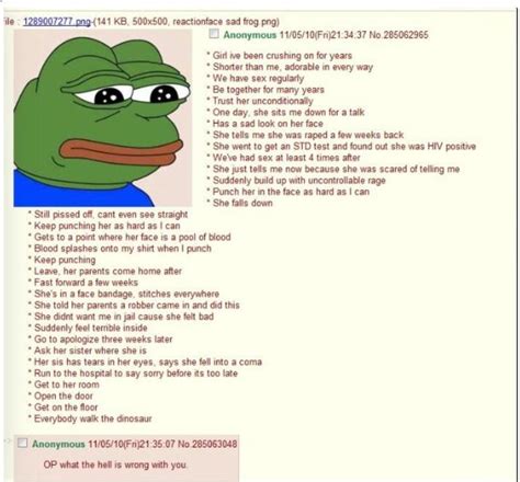 Not Sure If This Allowed But I’m Looking For A Specific Greentext Where Anon Gets Dropped At