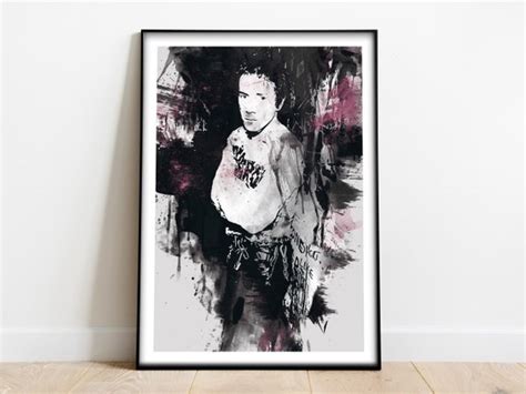 Sex Pistols Johnny Rotten Art Print Poster Canvas Etsy UK