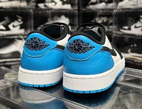 Air Jordan 1 Low Og Unc Dark Powder Blue Cz0790 104 Release Date Sbd