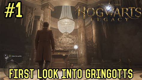 The Introduction Into Hogwarts Legacy Gringotts Bank YouTube