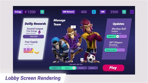 Game Lobby screen on Behance