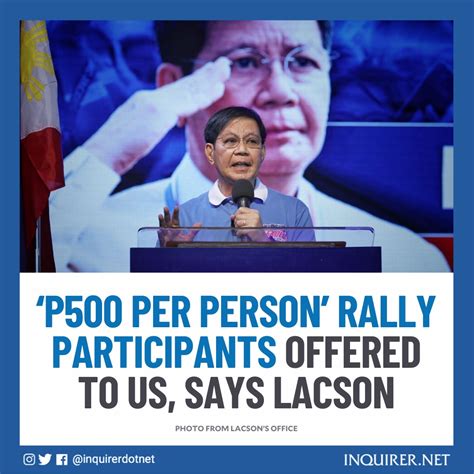 Inquirer On Twitter Presidential Candidate Senator Panfilo Lacson On