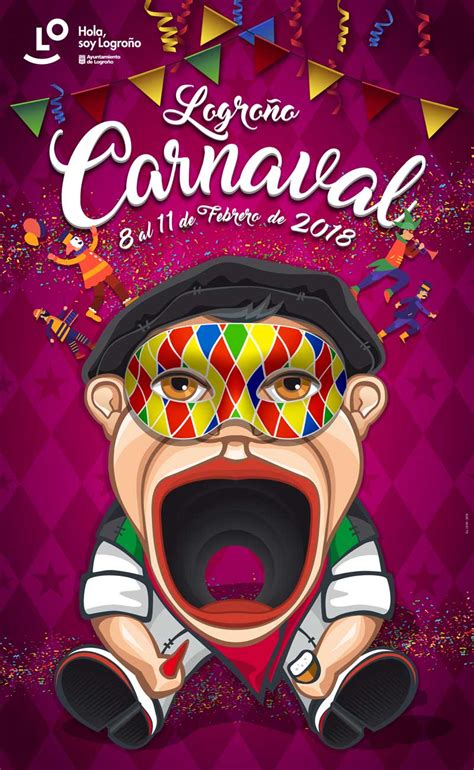 cartel carnaval Logrono 2018 El Balcón de Mateo