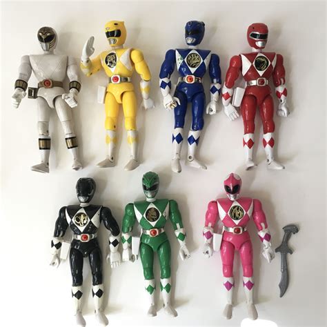 Vintage Bandai Power Rangers Toy Figures Megazords