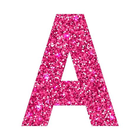 Pink glitter letters and numbers pink glitter alphabet pink glitter digital alphabet pink ...