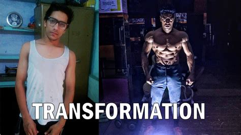 Rohit Khatri 4 Year Body Transformation 18 22 Skinny To Aesthetic Transformation Youtube